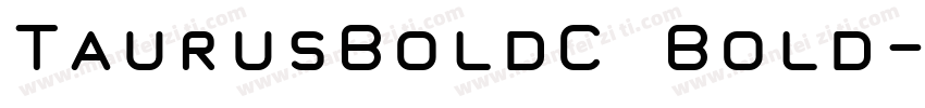 TaurusBoldC Bold字体转换